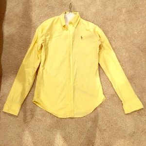 Yellow Ralph Lauren Button Up