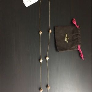 NWT Katespade wallflower necklace