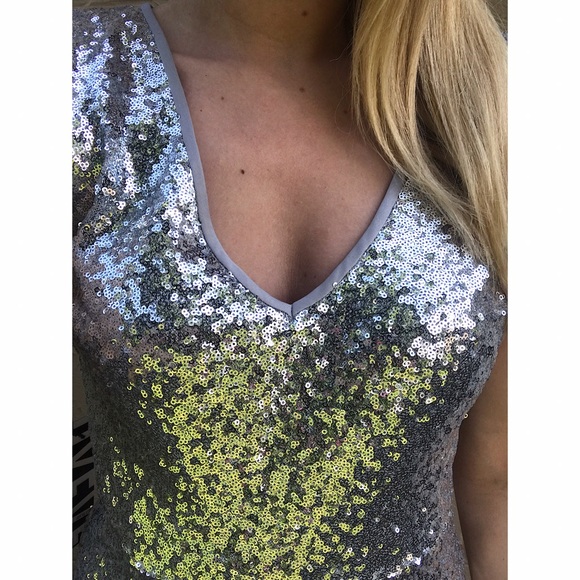 NWT Shop Hopes SMALL sequins romper - Picture 2 of 2