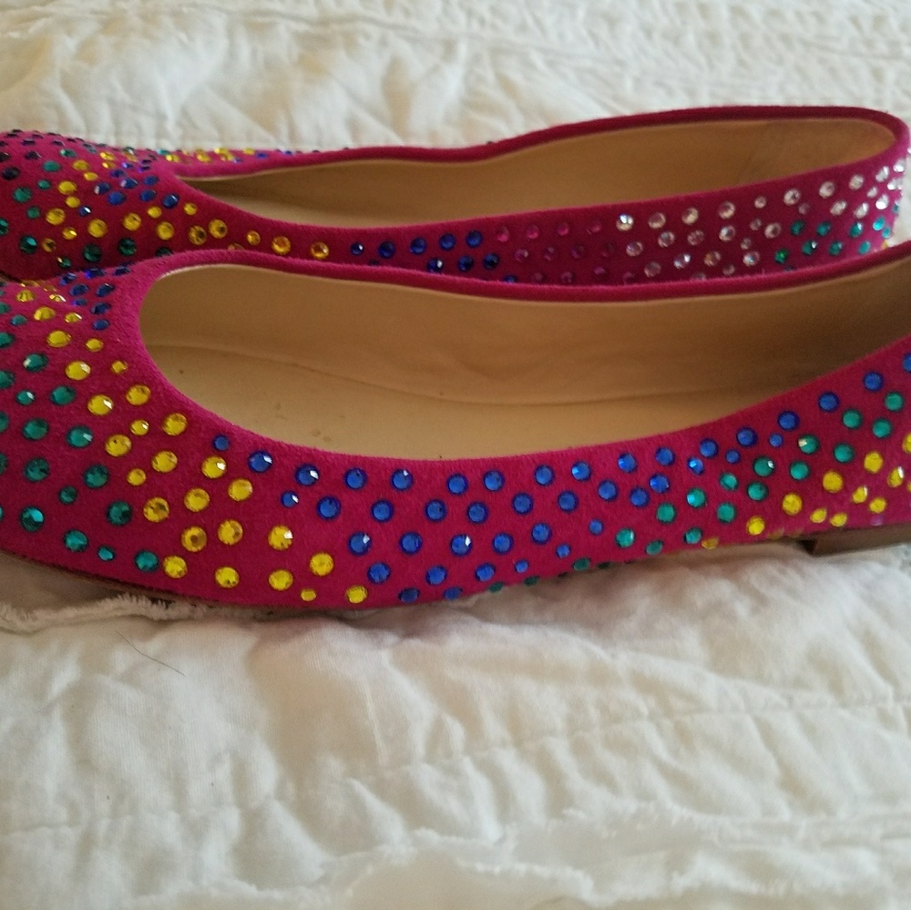 Giuseppi Zanotti crystal embellished flats