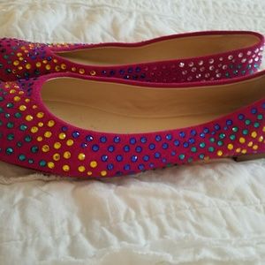 Giuseppi Zanotti crystal embellished flats