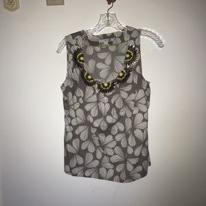 Boden Patterned Blouse with Beading