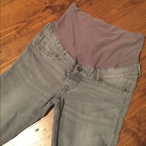 Grey Skinny Maternity Jeans