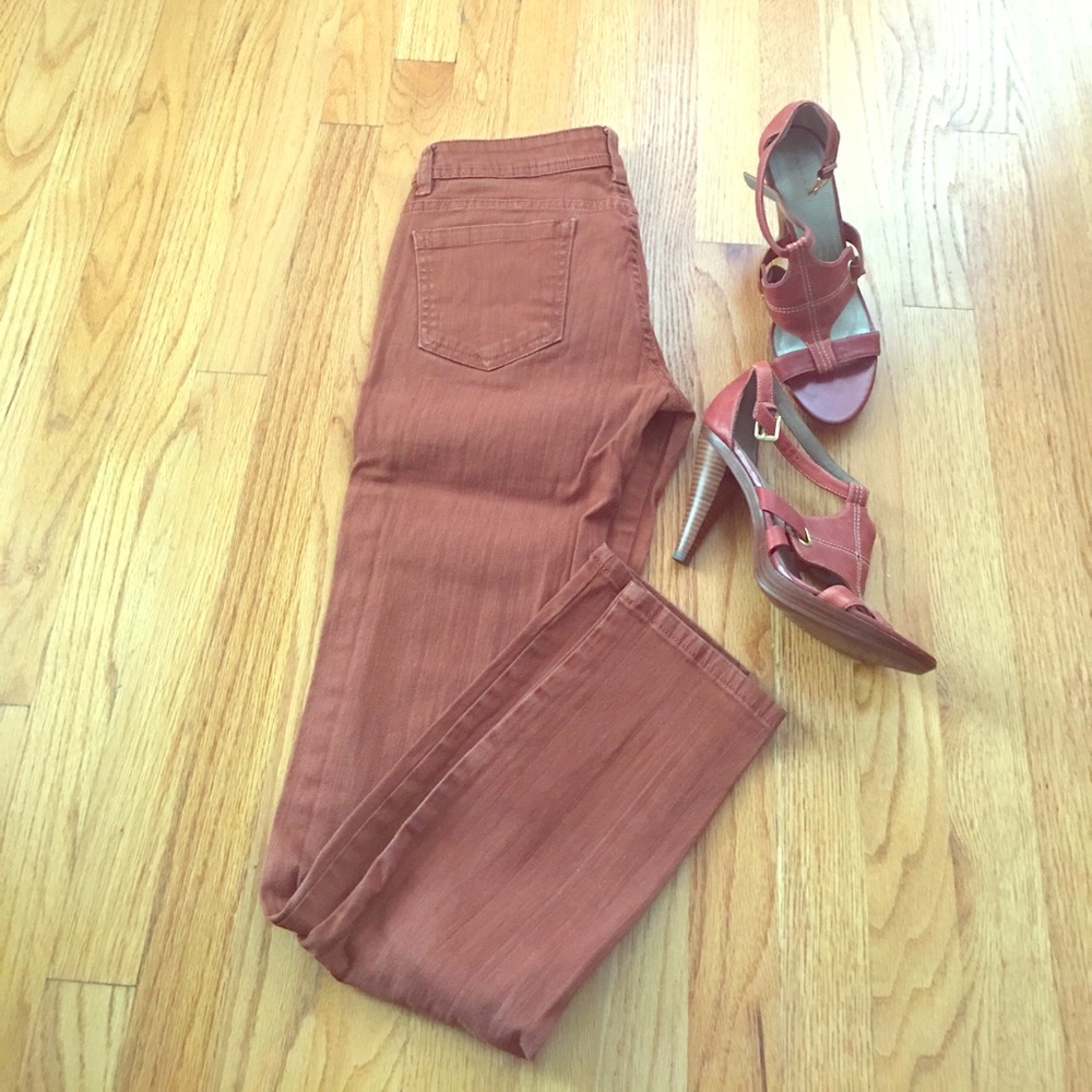 Crunch Burnt Orange Stretchy Jeans