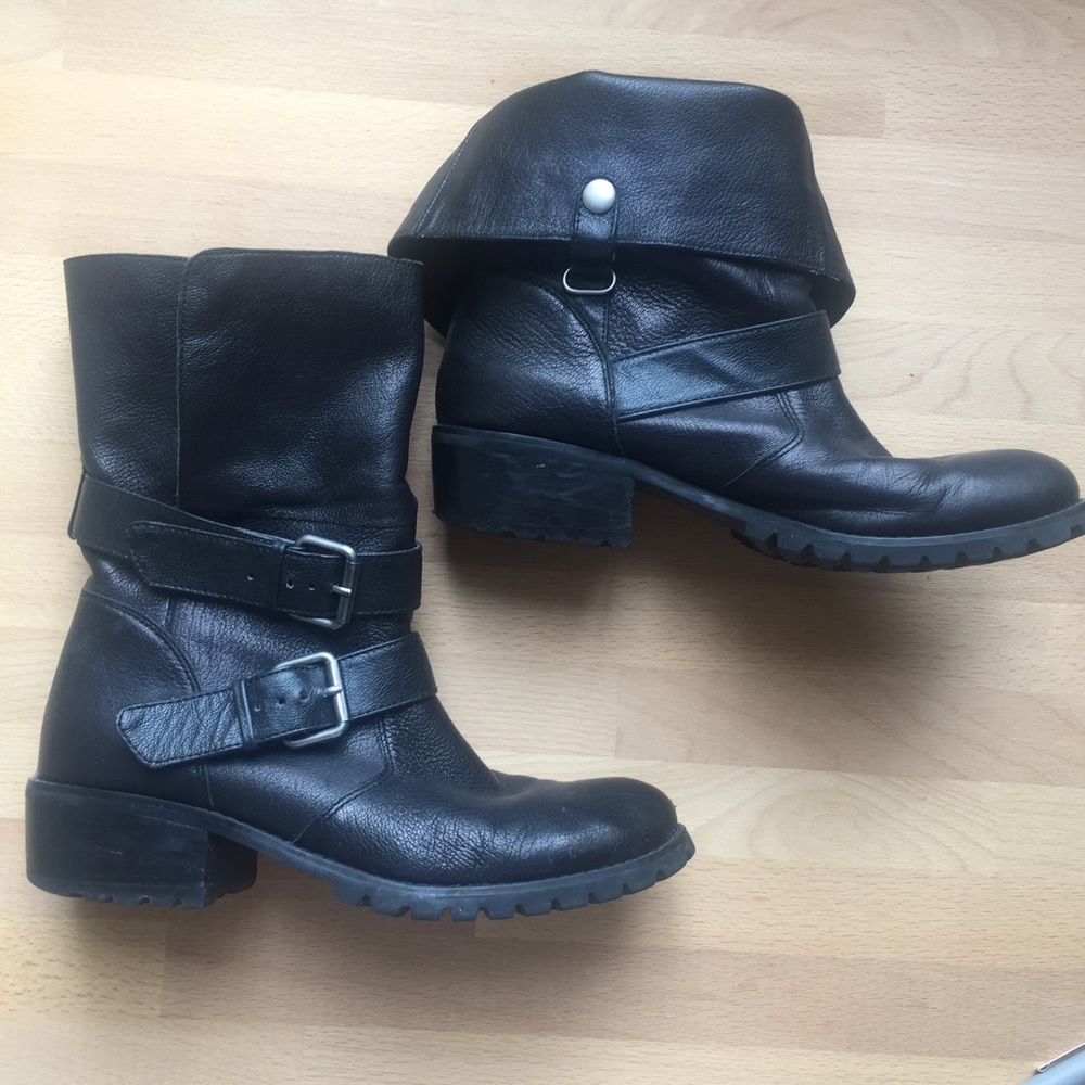 Dolce Vita Ankle Moto Boot 7.5 Foldover Straps