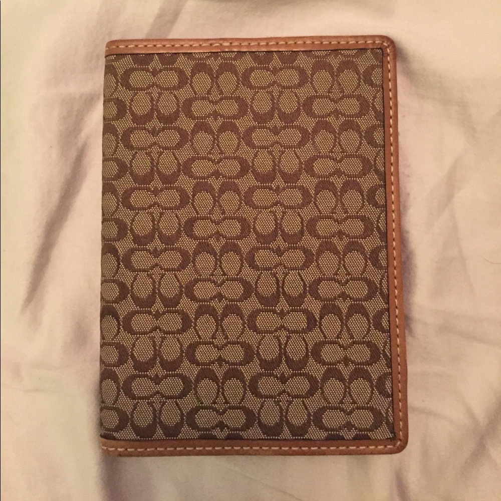 Coach passport holder