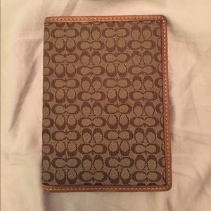 Coach passport holder