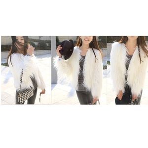 Beige Fur Coat