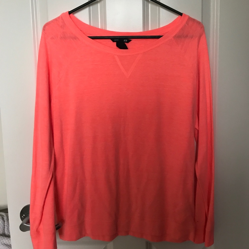 H&M Hot Pink Long Sleeve Tee