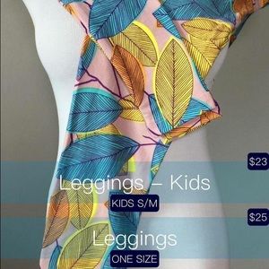 LuLaRoe Mommy & Me Leggings OS SM