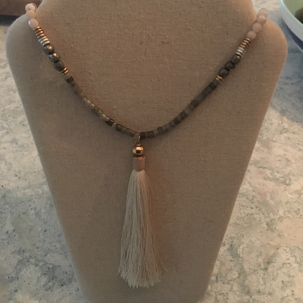 Antonia Tassel Necklace Blush- Stella & Dot