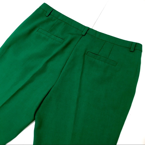 SOLD. Vintage Kelly Green Slacks/Ankle Pants - Picture 6 of 7