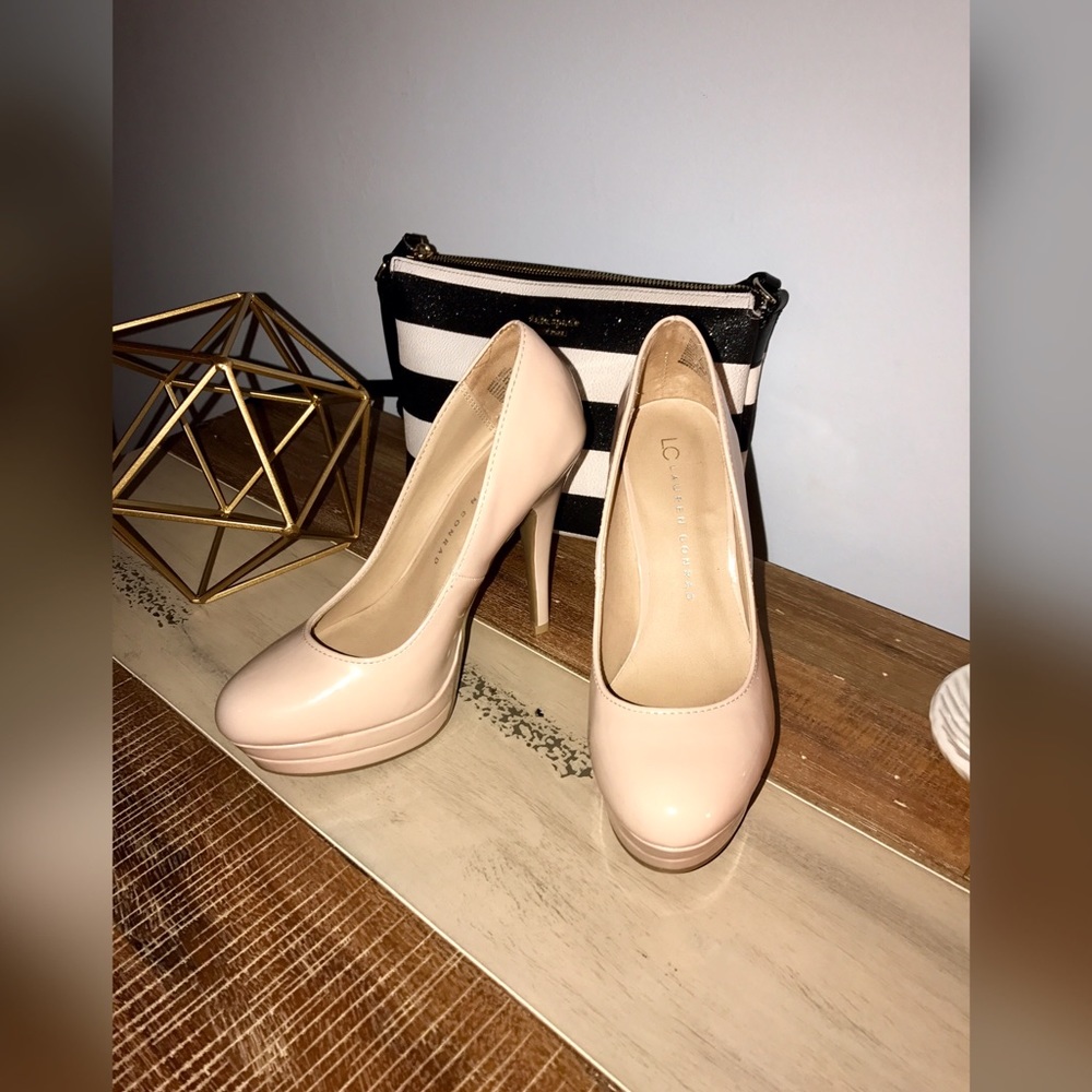 Lauren Conrad nude / blush heels New 7