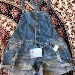 Super cute overalls by Almost Famous