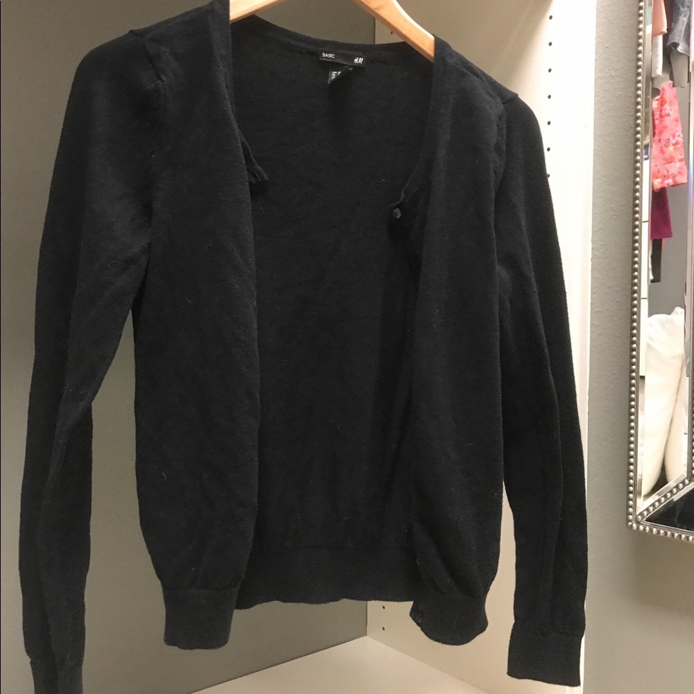 H&M Black Cardigan Size XS