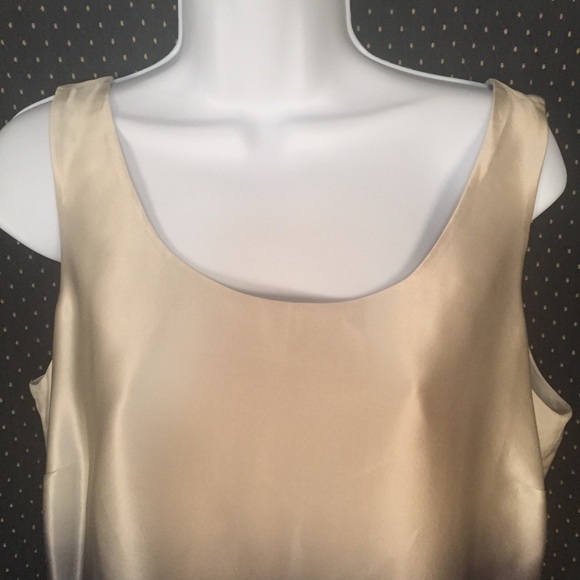4/$20 Calvin Klein Silk Ombré Dressy Top Size 10 - Picture 3 of 6
