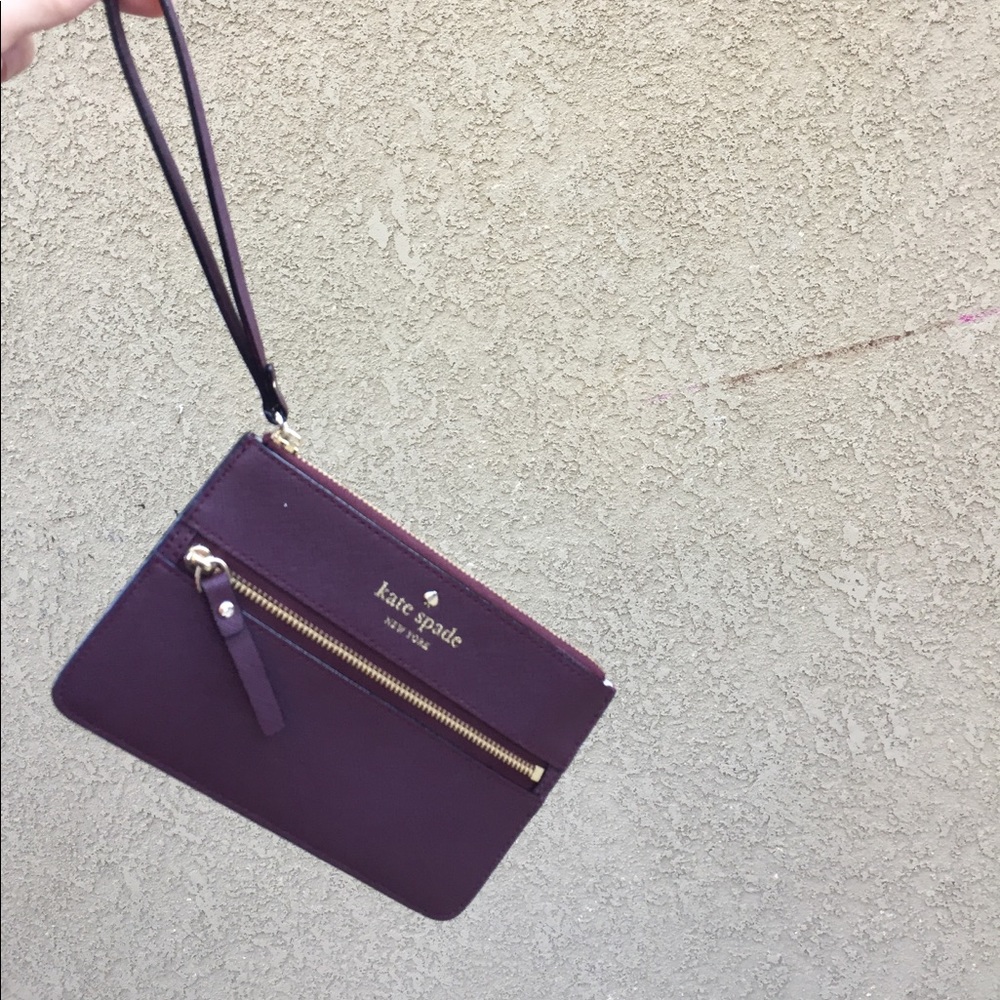 merlot kate spade newbury lane tinie wristlet