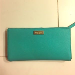 Turquoise Kate Spade Wallet