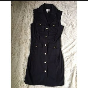 Navy blue Army style dress