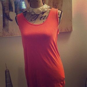 Orange tank top
