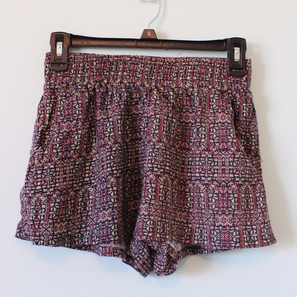 Full Tilt Pants - 🔴 BOHO PRINTED SHORTS WITH POCKETS