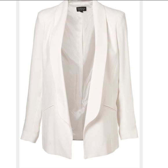 Topshop Jackets & Blazers - TopShop Limited Edition White Blazer