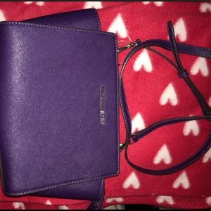 Purple MK cross body