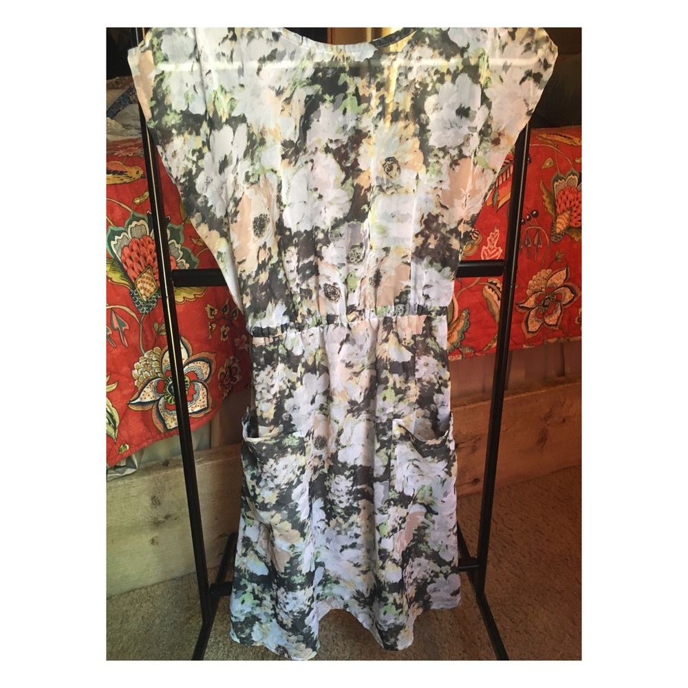 Sheer floral xhileration dress