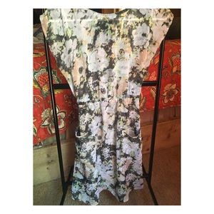 Sheer floral xhileration dress