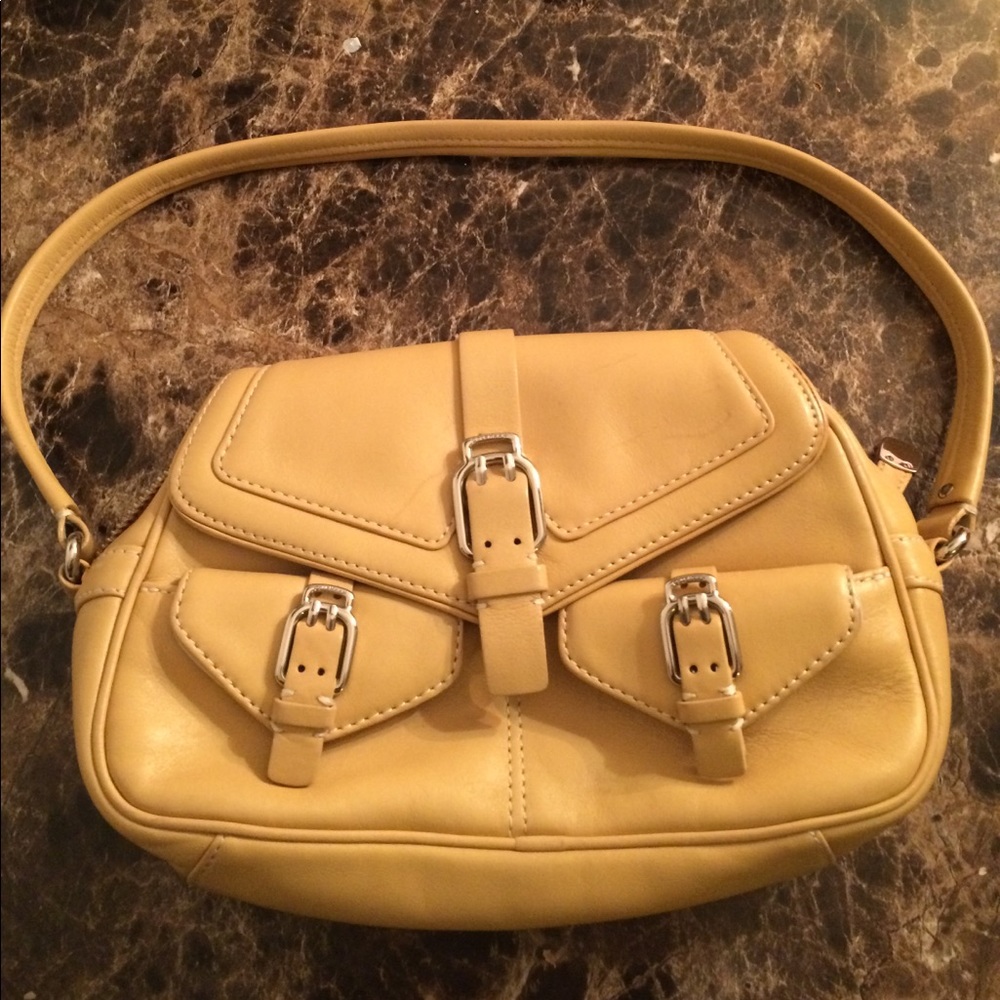 Authentic Cole Haan leather mini bag!!