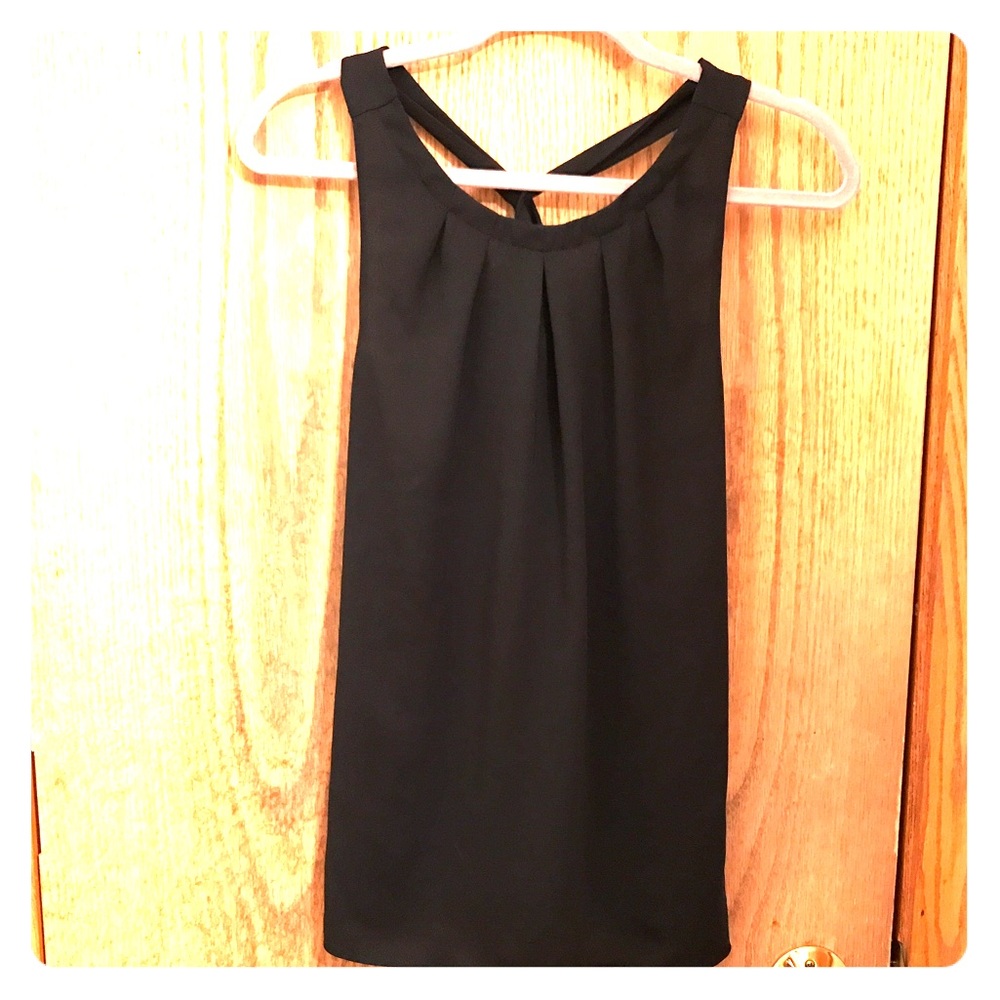 Banana Republic black tank.