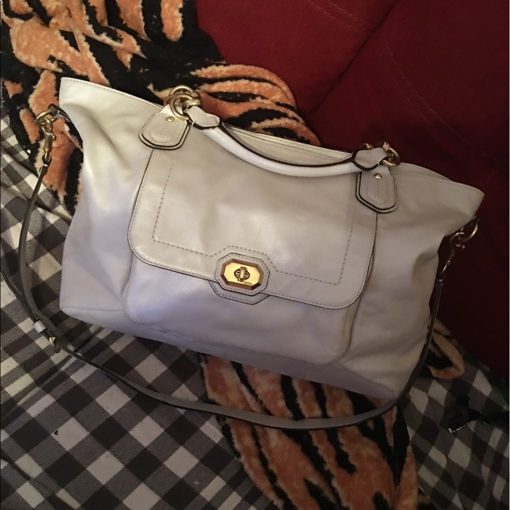 Coach Pearl leather purse