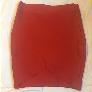 Red bandage skirt
