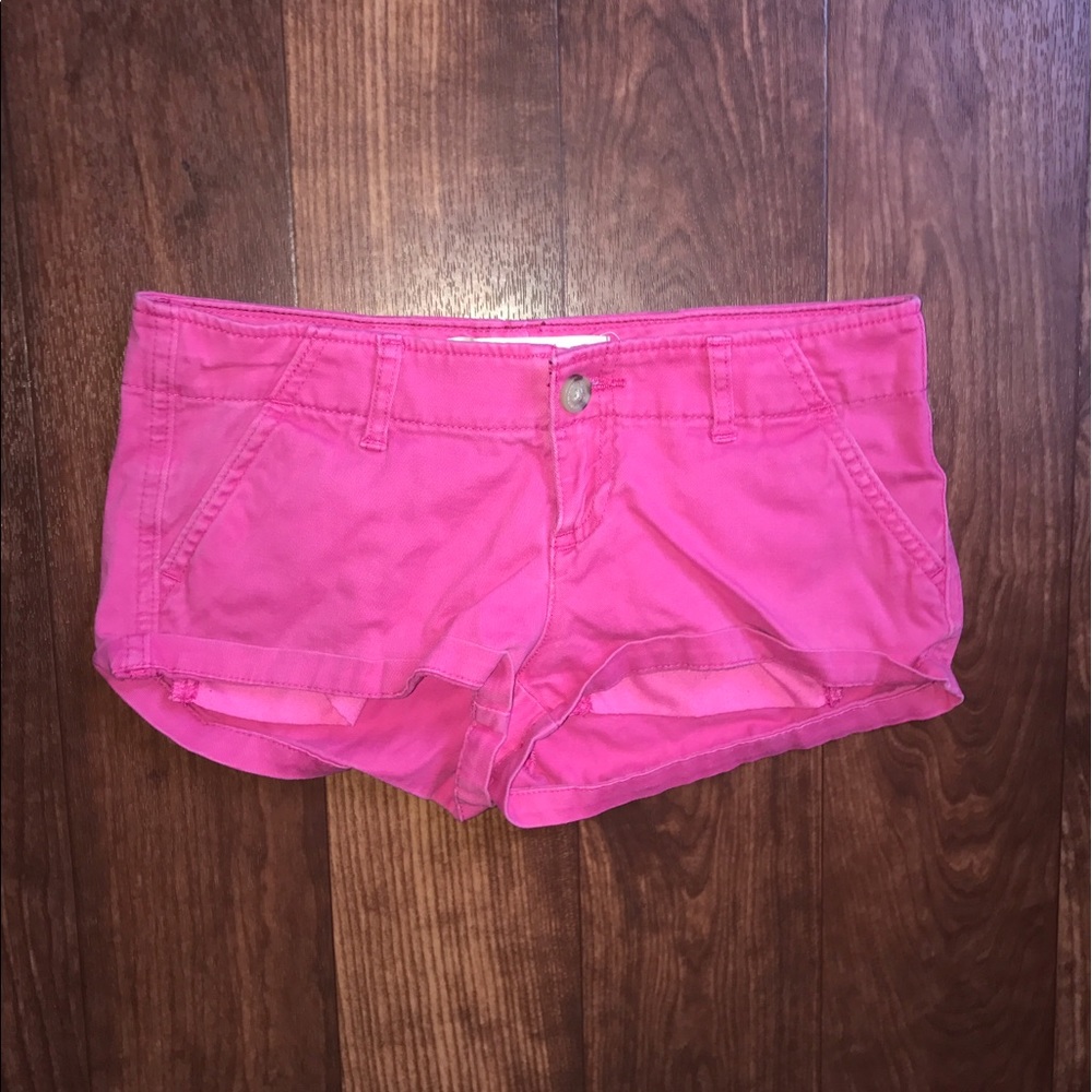 Hollister pink short shorts