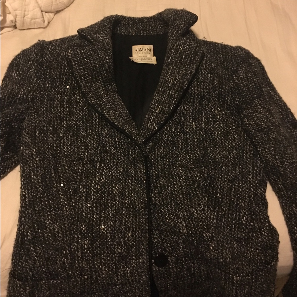 Armani knit jacket