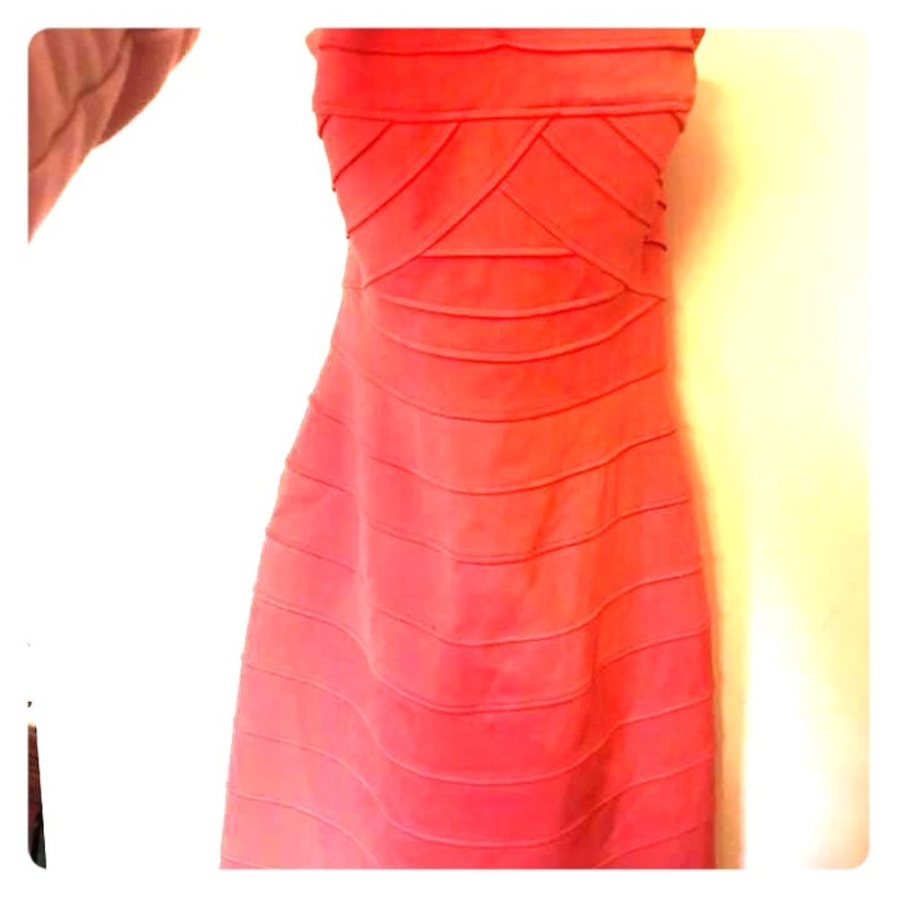 Strapless BCBG bandage dress