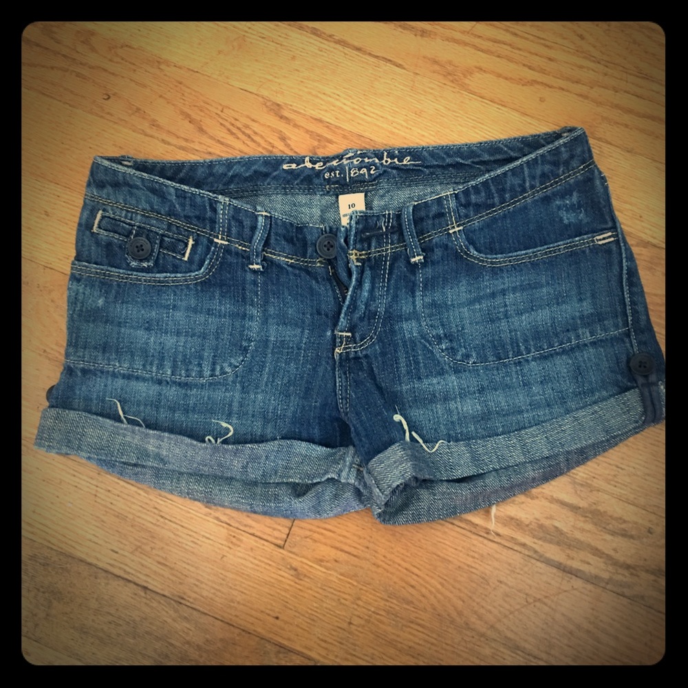 Abercrombie jean shorts
