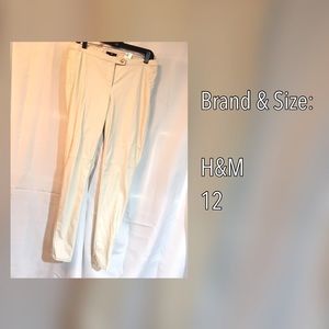 H&M LEATHER SKINNY PANT