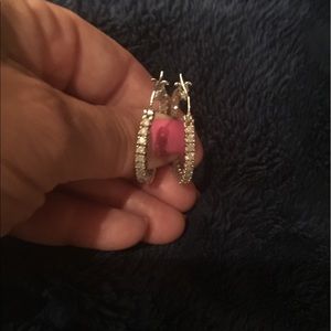 Diamond Hoops earrings