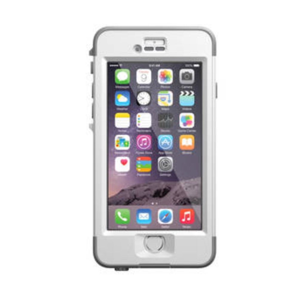 iPhone 6 Plus nuud lifeproof case in white