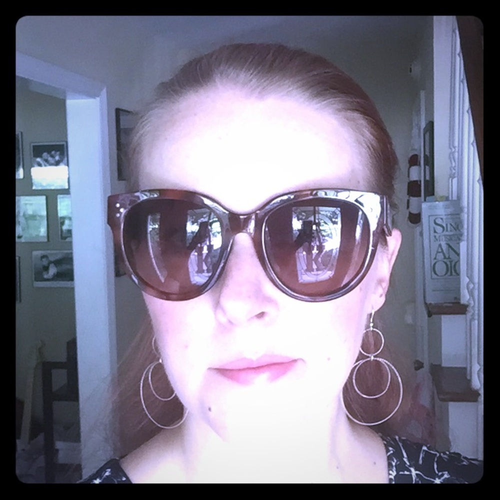 Celine "Audrey" sunglasses Havana brown