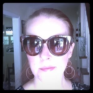 Celine "Audrey" sunglasses Havana brown