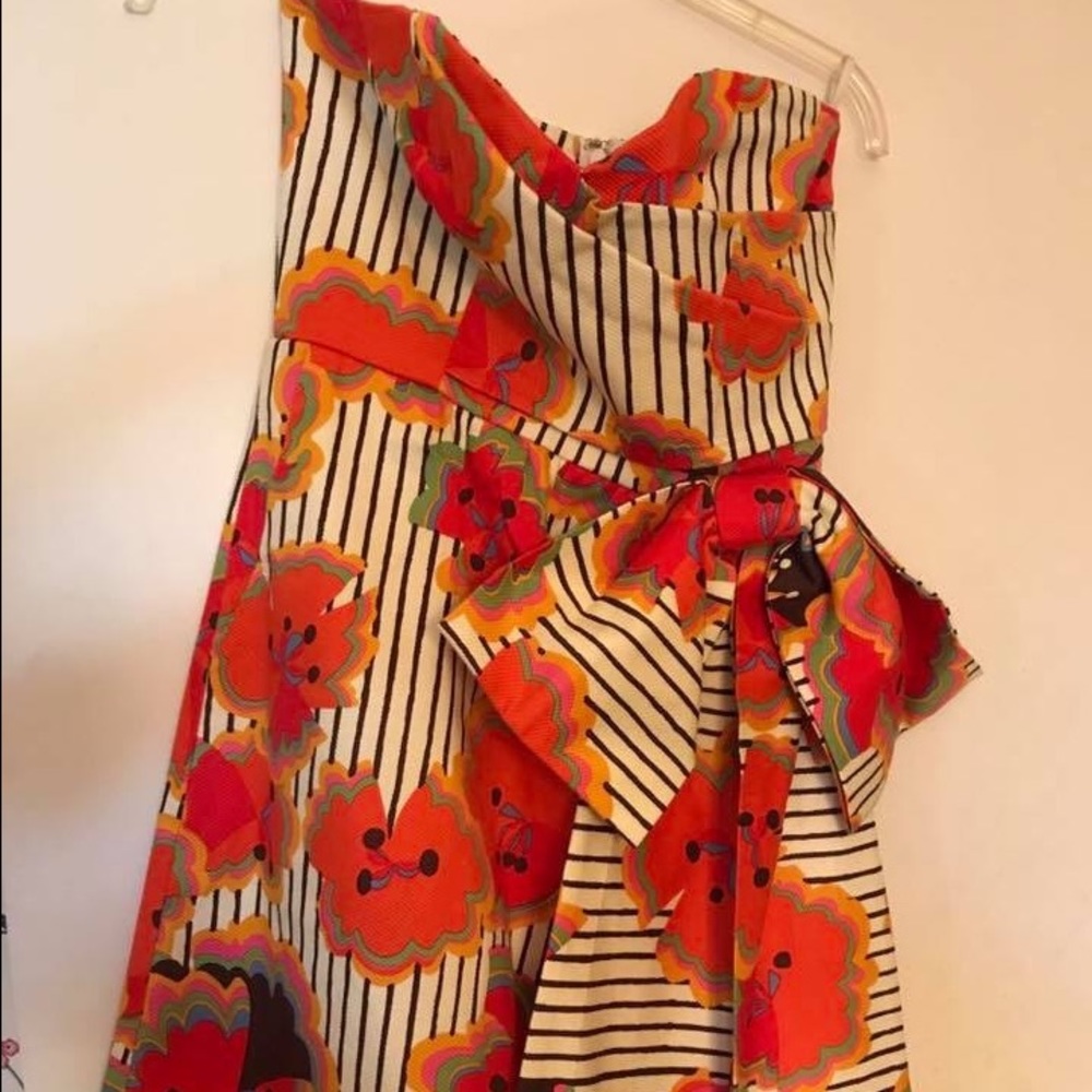 Judith March strapless dress