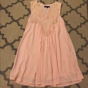 Hot & Delicious Lace Pale Pink Dress