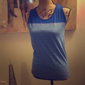 Workout blue top
