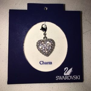 Swarovski Heart Locket Charm (never used, w/ tags)
