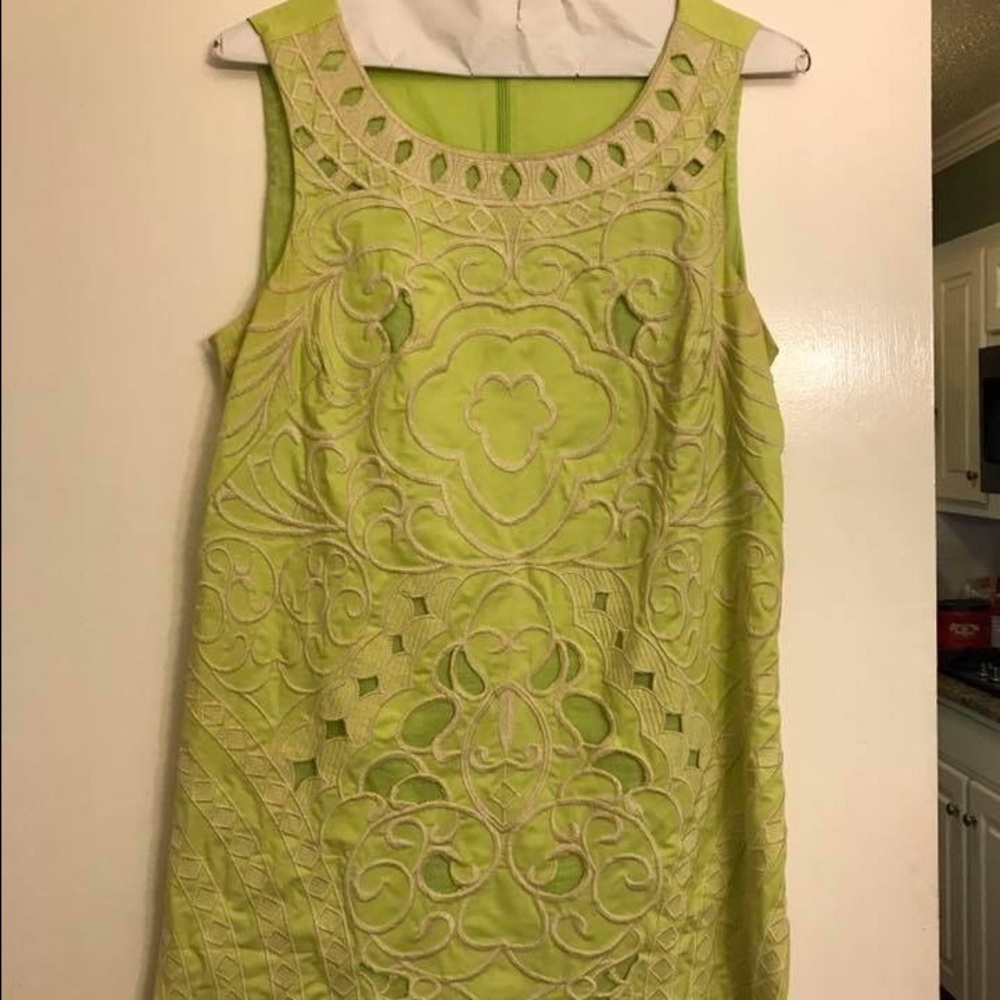 Lime green dress