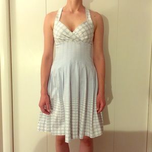 Cotton Calvin Klein Sundress, blue and white. .