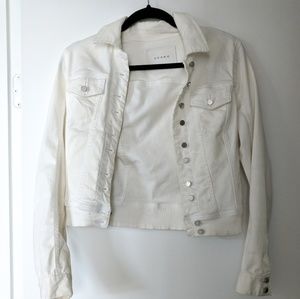 Blank NYC white denim jacket