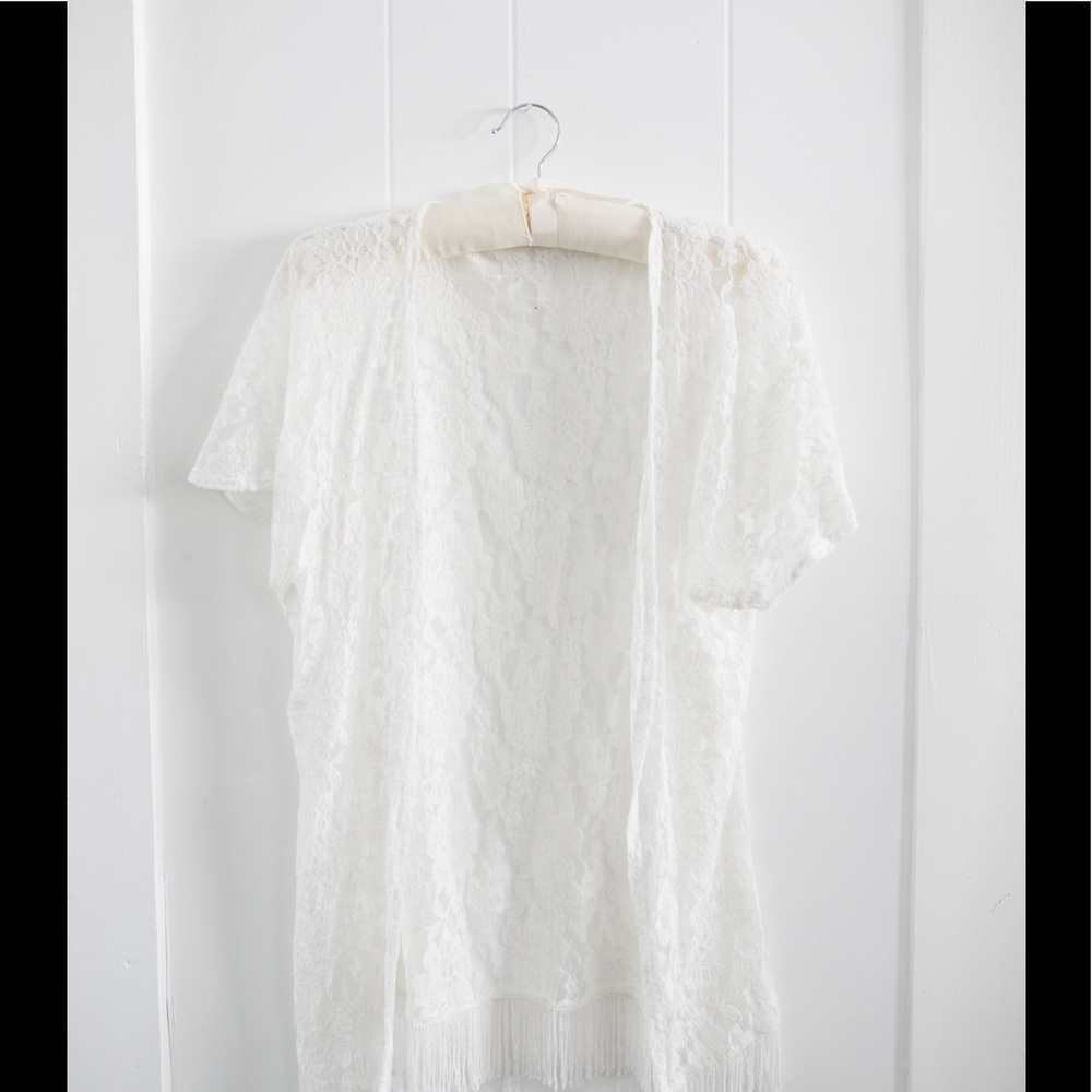 Lace kimono